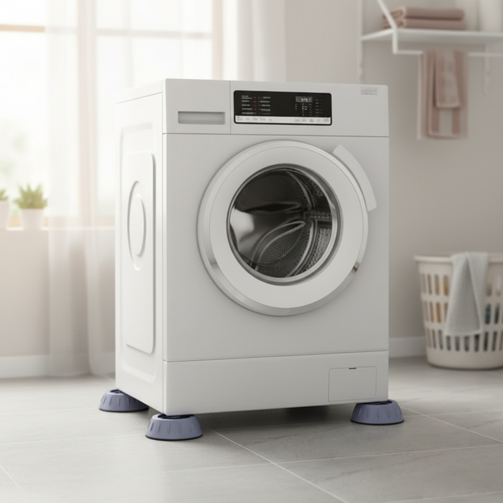 4Pcs Washing Machine Anti-vibration Foot Pad Rubber Slipstop Silent Supportor Furniture Leveling Foot Pads Household Accessories