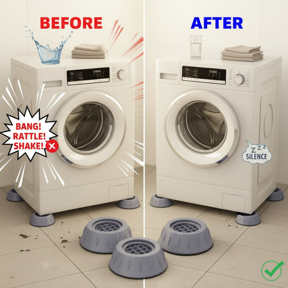 4Pcs Washing Machine Anti-vibration Foot Pad Rubber Slipstop Silent Supportor Furniture Leveling Foot Pads Household Accessories
